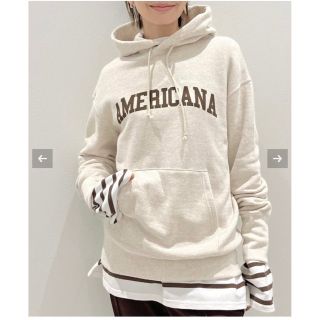 アパルトモンドゥーズィエムクラス(L'Appartement DEUXIEME CLASSE)の【Americana/アメリカーナ】Logo Parka(パーカー)