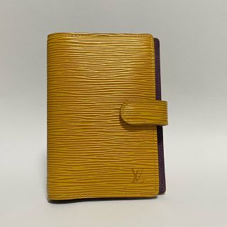 ルイヴィトン(LOUIS VUITTON)の【美品】ルイヴィトン 手帳カバー アジェンダPM エピ(手帳)