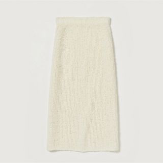 オーラリー(AURALEE)のAURALEE MILLED WOOL MOAL KNIT SKIRT  1(ロングスカート)