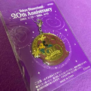 ディズニー(Disney)のディズニーランド　20周年　非売品　ファスナーチャーム(ノベルティグッズ)