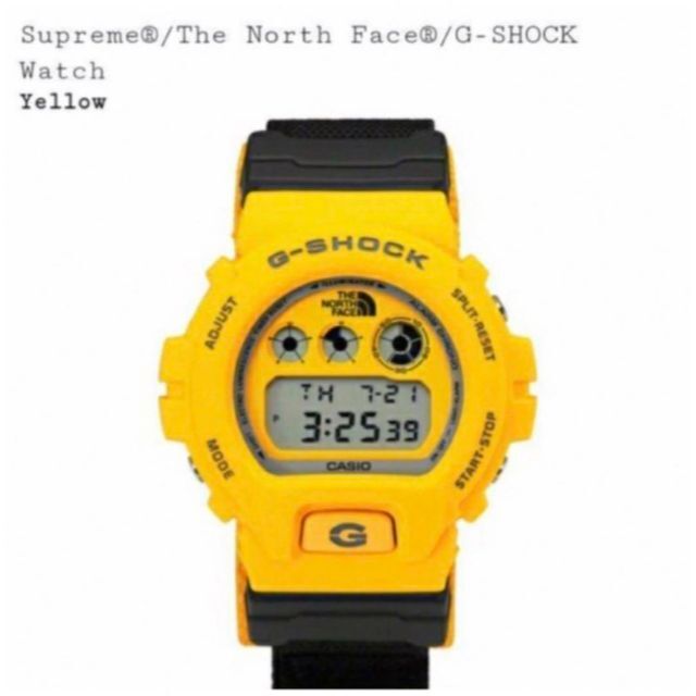 Supreme × The North Face G-SHOCK Yellow