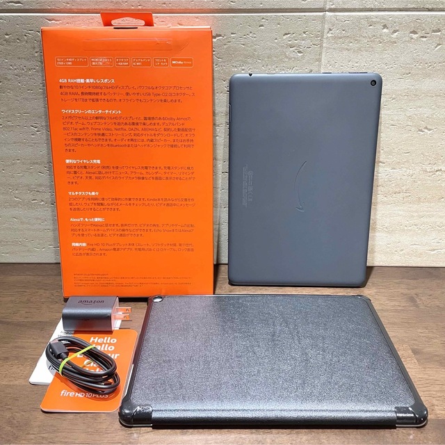 Amazon fire HD 10 PLUS microSD 128GB付 中古 【正規品】 9067円 www