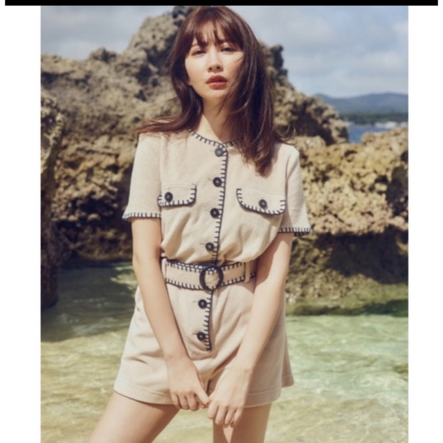 Her lip to(ハーリップトゥ)のherlipto♡summertime romper  レディースのパンツ(オールインワン)の商品写真