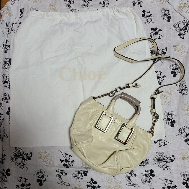 全品送料無料】 Chloe - 美品 Chloe クロエ エテル 白 ホワイト