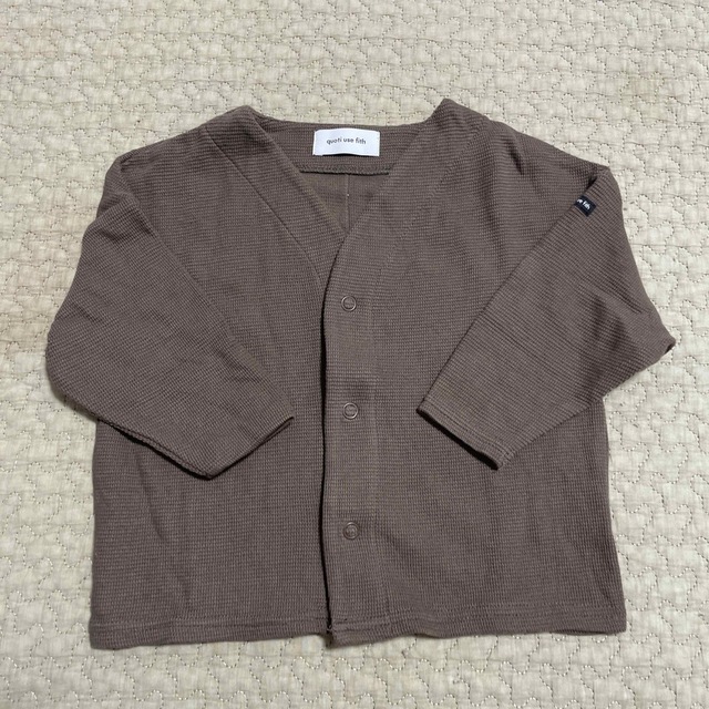 FITH(フィス)のquoti use fith カーディガン キッズ/ベビー/マタニティのキッズ服男の子用(90cm~)(カーディガン)の商品写真