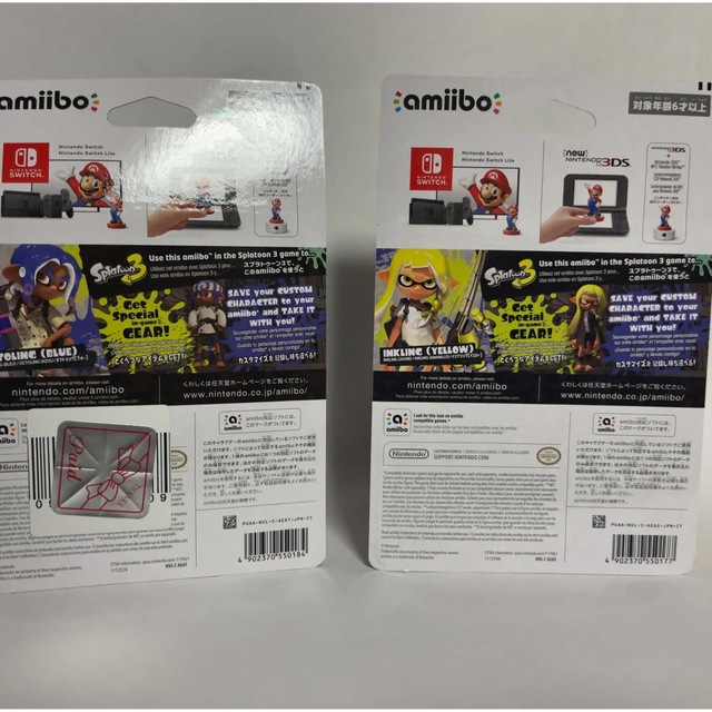 Nintendo Switch(ニンテンドースイッチ)のスプラトゥーン　amiibo セット エンタメ/ホビーのフィギュア(ゲームキャラクター)の商品写真