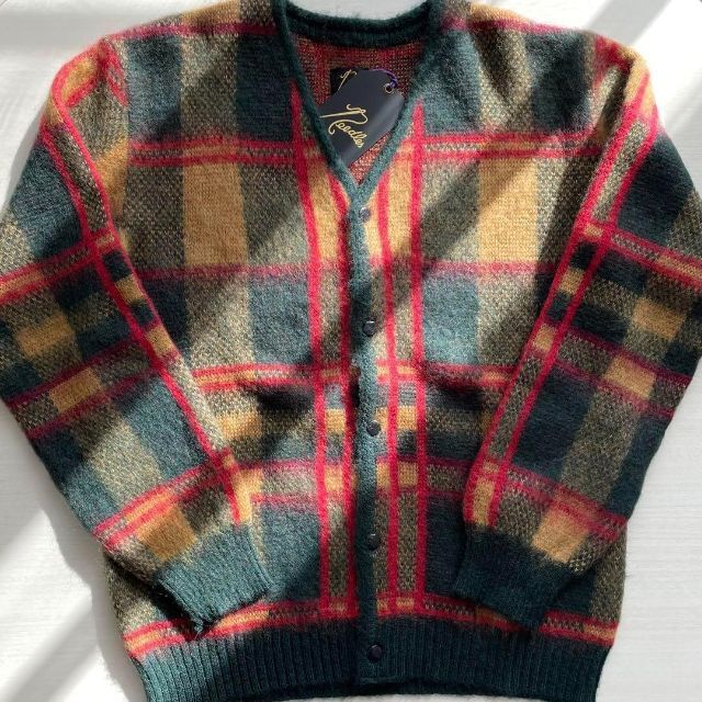 モヘアカーディガン M tartan タータン 22aw | www.jarussi.com.br