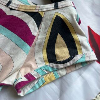 ライトブラウン/ブラック 【良品】EMILIO PUCCI プッチ柄 フレア