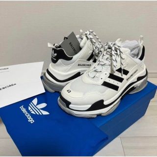 バレンシアガ(Balenciaga)の[超美品] balenciaga adidas triples サイズ43(スニーカー)