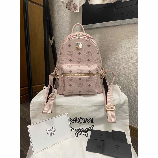 NEW限定品】 MCM パウダーピンクリュック MCM - リュック/バックパック