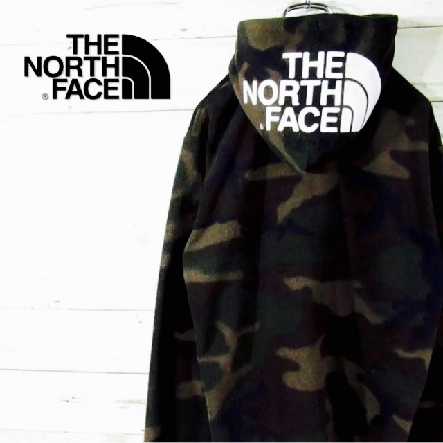 【レア】THE NORTH FACE カモフリースパーカー※M