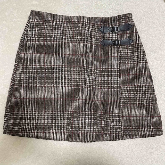 GRL(グレイル)のチェックミニスカート 巻きスカート風  スカパン レディースのスカート(ミニスカート)の商品写真
