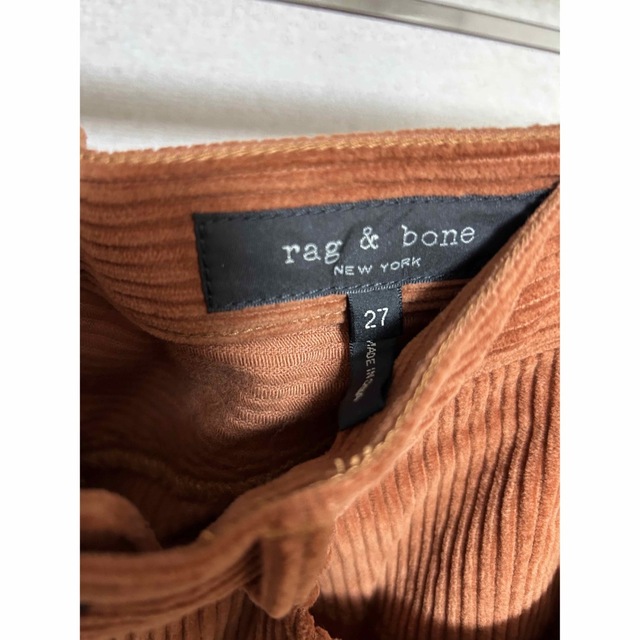 Rag & Bone(ラグアンドボーン)のラグアンドボーン　コーデュロイパンツ　rag&bone ストレートパンツ レディースのパンツ(カジュアルパンツ)の商品写真