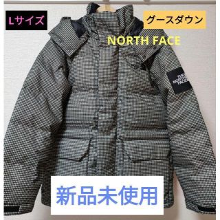 ザノースフェイス(THE NORTH FACE)の【新品】ノースフェイス ホワイトレーベル  グースダウン 緑 Lサイズ(ブルゾン)