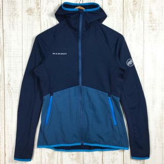 マムート(Mammut)のWOMENs S  マムート ボタニカ ライト ミドルレイヤー フーデッド ジャケット Botnica Light ML Hooded Jacket フリース フーディ MAMMUT 1010-21730 ネイビー系(その他)