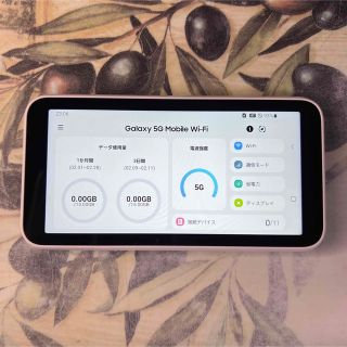 ギャラクシー(Galaxy)のGalaxy 5G Mobile Wi-Fi SCR01(PC周辺機器)