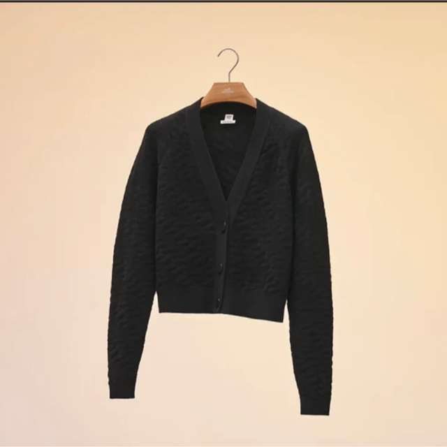 Hermes(エルメス)のエルメス　LONGーSLEEVE  Hモチーフ　ニット　カーディガン レディースのトップス(カーディガン)の商品写真