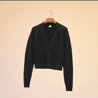 エルメス(Hermes)のエルメス　LONGーSLEEVE  Hモチーフ　ニット　カーディガン(カーディガン)