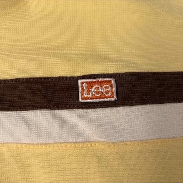 Lee(リー)の美品　Lee  半袖　ポロシャツ　メンズM    春夏物　イエロー　匿名配送 メンズのトップス(ポロシャツ)の商品写真