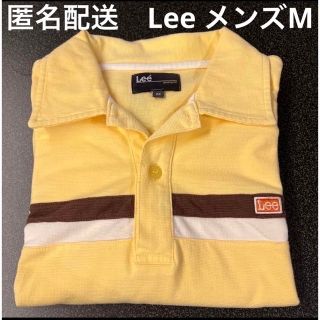 リー(Lee)の美品　Lee  半袖　ポロシャツ　メンズM    春夏物　イエロー　匿名配送(ポロシャツ)