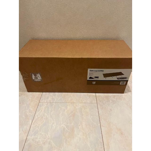 新品未開封】ogawa ハイ&ローコットワイド サンドベージュ