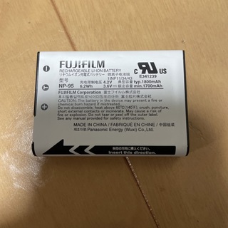 フジフイルム(富士フイルム)のFUJIFILM/バッテリー/NP-95(デジタル一眼)