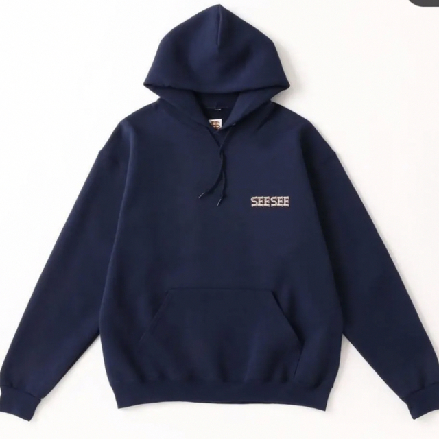 1LDK SELECT(ワンエルディーケーセレクト)のSEE SEE FRUITS HOODIE NAVY  メンズのトップス(パーカー)の商品写真