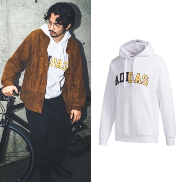 キングヌー常田大希着用 KingGnu adidas フーディ パーカー L