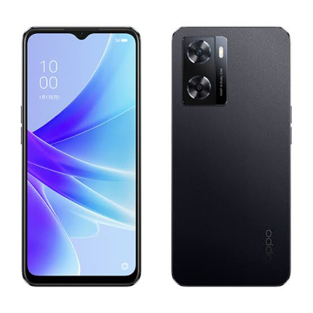 OPPO(オッポ)の【新品未使用★未開封】 OPPO Ａ77 ブラック SIMフリースマホ 白ロム スマホ/家電/カメラのスマートフォン/携帯電話(スマートフォン本体)の商品写真