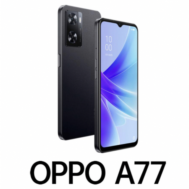 【新品未使用★未開封】 OPPO Ａ77 ブラック SIMフリースマホ 白ロム