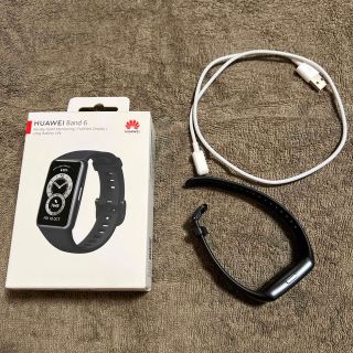 ファーウェイ(HUAWEI)のHUAWEI スマートウォッチ Band 6 ブラック(腕時計(デジタル))