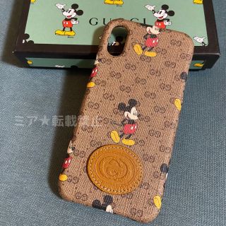 グッチ(Gucci)の新品未使用　GUCCI ミッキーコラボ　iPhoneケース(iPhoneケース)