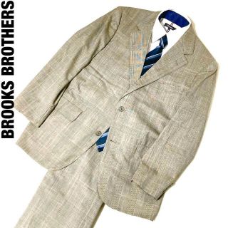 ブルックスブラザース(Brooks Brothers)のブルックスブラザーズ　スーツ　グレー　2B　美品　チェック　グレンチェック(セットアップ)