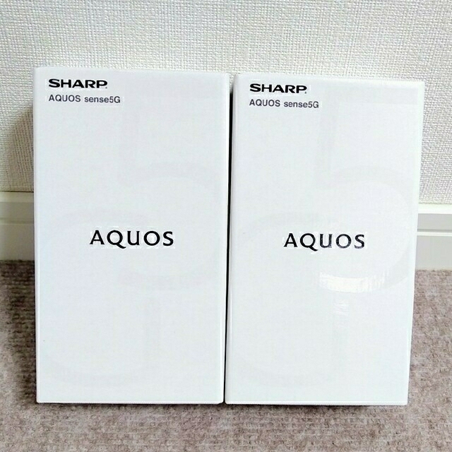 新品 未開封 AQUOS sense5G SHARP simフリー シムフリー