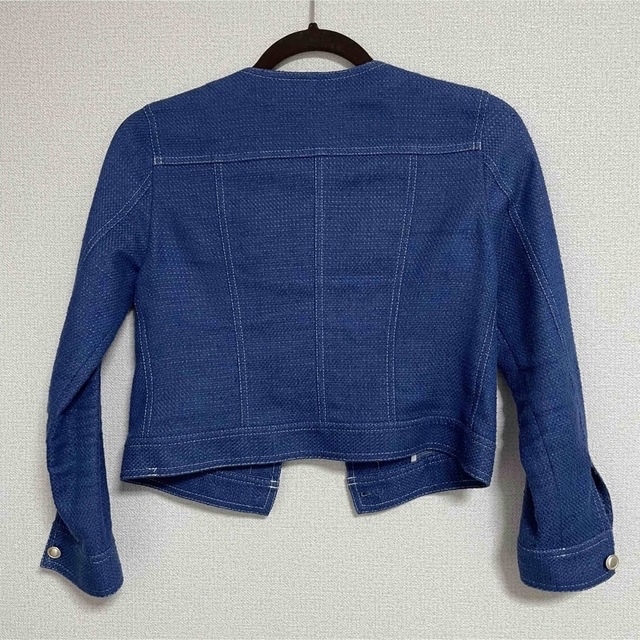 ANAYI(アナイ)のANAYI アナイ ストレッチデニム調ジャケット 34 レディースのジャケット/アウター(ノーカラージャケット)の商品写真