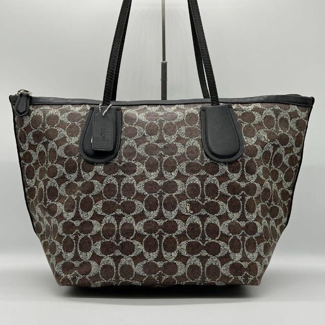 ✨美品✨COACH コーチ シグネチャー タクシージップ トートバッグ