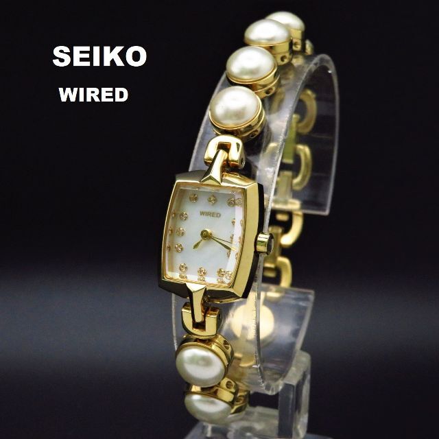 SEIKO - SEIKO WIRED フェイクパール ブレスレットウォッチ SEIKO - SEIKO WIRED フェイクパール ブレスレットウォッチ