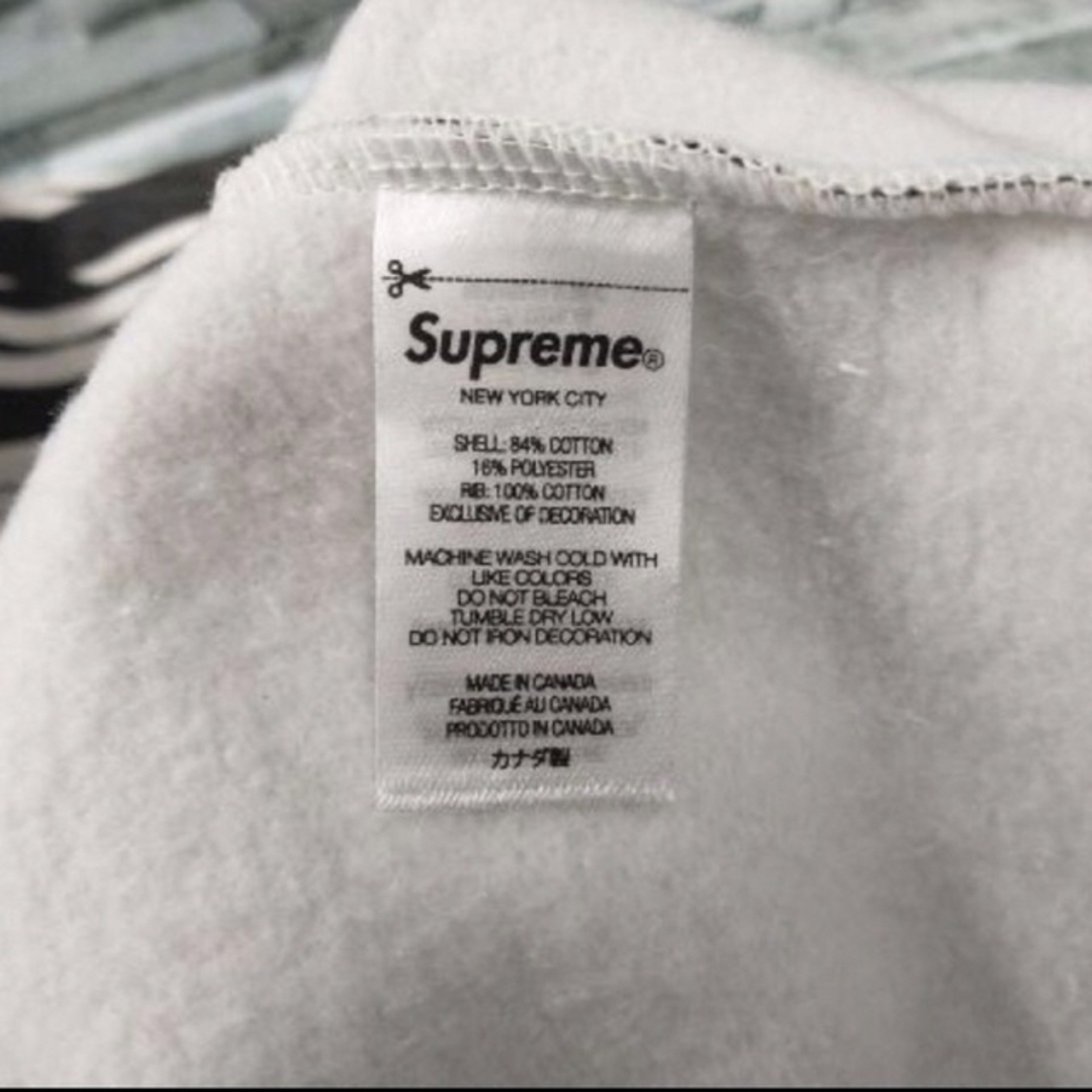 キムタク着Supreme Box Logo Crewneck Zebra L