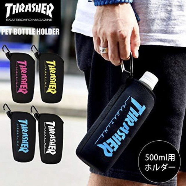 THRASHER(スラッシャー)のスラッシャー　ペットボトルホルダー　イエロー メンズのファッション小物(その他)の商品写真