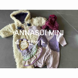 アナスイミニ(ANNA SUI mini)のANNA SUI MINI ロンパース　ジャンプスーツ(ロンパース)