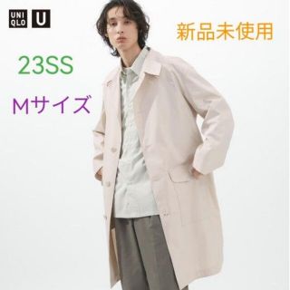 ユニクロ(UNIQLO)の新品 ユニクロU オーバーサイズステンカラーコート Natural Mサイズ(ステンカラーコート)