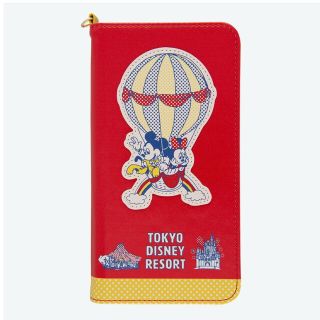 ディズニー(Disney)の【新品】ディズニー★気球モチーフ★レトロ★スマホケース(モバイルケース/カバー)