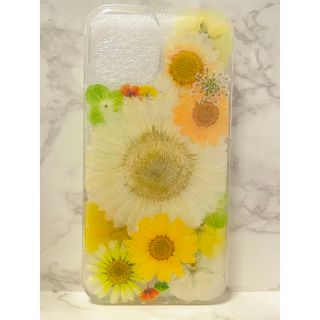 全機種対応 iPhoneケース 押し花ケース 押し花 ケース 花 Android(iPhoneケース)