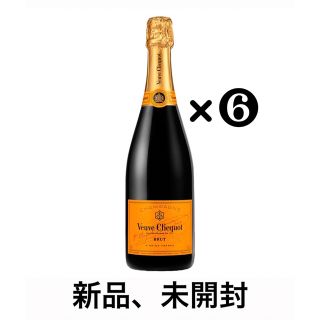 モエエシャンドン(MOËT & CHANDON)のヴーヴクリコ　750ml 6本　正規品(シャンパン/スパークリングワイン)