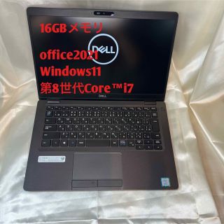 デル(DELL)の第8世代Latitude 5300 Core™i7 8665U 16G.512G(ノートPC)