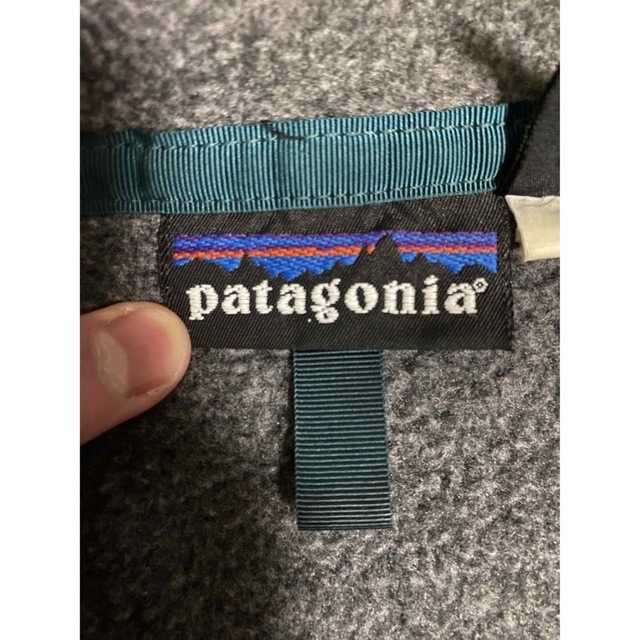 patagonia(パタゴニア)のpatagonia 雪なし スナップT グレー Lサイズ USA製 ヴィンテージ メンズのトップス(ニット/セーター)の商品写真