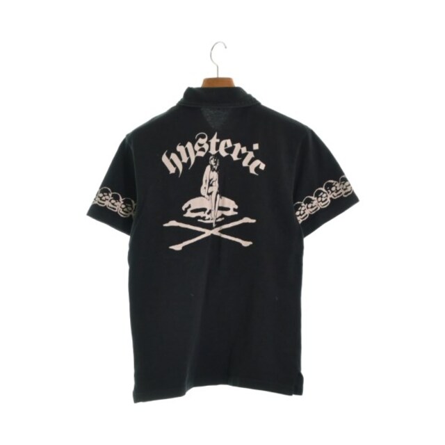 HYSTERICS(ヒステリックス)のHysterics ヒステリックス ポロシャツ F 黒 【古着】【中古】 メンズのトップス(ポロシャツ)の商品写真