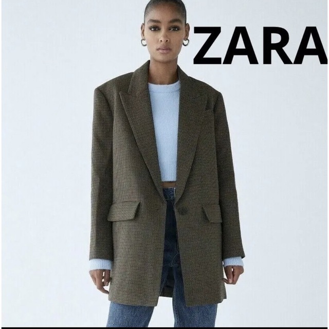 ZARA origins ポケットテクスチャージャケット　ブラック　M