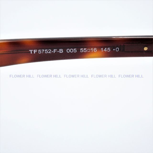 トムフォード TF5752-F-B 005 ハバナ&ブラック 高級メガネ 6