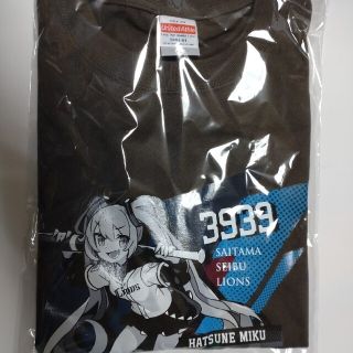 サイタマセイブライオンズ(埼玉西武ライオンズ)の西武ライオンズTシャツ　初音ミクくるみつVer. Ｌサイズ　新品未開封❗(応援グッズ)